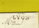1821 LETTRE Sign. Maçonnique Crozet & Vial Lyon => Lecouteulx Rouen NEGOCE COMMERCE NAVIGATION FINANCE ST DOMINGUE HAITI - 1800 – 1899