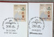 INDIA 2013 3 Para FDCs MUMBAI & NEW DELHI CANCELLATION - Briefe U. Dokumente