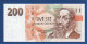 CZECHIA - CZECH Republic - P.19d – 200 Korun 1998 UNC, S/n F64 198200 - República Checa