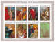 BL37/38**(366/372) - Pâques II, Les 14 Stations Du Chemin De Croix / Pasen II De 14 Staties Van De Kruisweg - Paintings