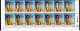 INDIA-2009-DANAMAL MATHUR- SCOUTS-DRY PRINT- SECOND FULL ROW FROM BOTTOM AFFECTED-FULL SHEET- ERROR-MNH- LSE-1 - Variétés Et Curiosités