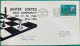 UNITED NATION-USA 1965,ILLUSTRATED COVER, USA CHESS CHAMPIONSHIP, NEW YORK, BOBBY FISHER 7TH TIME CHAMPION,  SATELLITE S - Cartas & Documentos