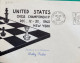 UNITED NATION-USA 1965,ILLUSTRATED COVER, USA CHESS CHAMPIONSHIP, NEW YORK, BOBBY FISHER 7TH TIME CHAMPION,  SATELLITE S - Brieven En Documenten