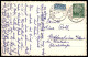 ÄLTERE POSTKARTE BERGISCH GLADBACH RATHAUS CAFÉ KNEIPE SONNENSCHIRME 1954 Ansichtskarte AK Cpa Postcard - Bergisch Gladbach