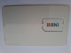 INDONESIA   BANK / CHIP / PROOF CARD / BNI BANK  CARD  /  MINT CARD    **13468 ** - Indonesien