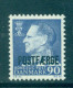 Dänemark Paket-Marke 1970 König Frederik IX 90 Ø Ultramarin Mi 43 MNH - Parcel Post