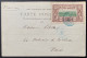 Cotes Des SOMALIS 1901 Carte De DJIBOUTI N°10 10c Brun Et Vert Oblitéré Dateur De DJIBOUTI Pour PARIS - Briefe U. Dokumente