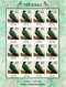 INDIA 2016 Mi 3009-3012 BIRDS 4 X MINT FULL SHEETS ** - Blocchi & Foglietti