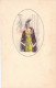 Illustrateur - Mauzan - Felle En Robe Dans Un Médaillon  - Carte Postale Ancienne - Mauzan, L.A.