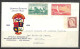 NEW ZEALAND 1956 SOUTHLAND CENTENNIAL FDC COVER TO COVILHA PORTUGAL  - Covers & Documents