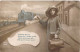 TRANSPORTS - Chemins De Fer - Trains - Femme - Carte Postale Ancienne - Eisenbahnen