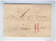 Lettre Précurseur De TERGAT 1812 Vers Le Maire De HAL - Taxation 2 Sols à La Craie Rouge = Messager  --  KK921 - 1794-1814 (Periodo Francese)