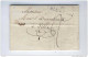 Lettre Précurseur De HARLEBEEK (HARELBEKE) Par Griffe 91 COURTRAI 1809 Vers LILLE  - Taxation 2 Décimes  --  KK926 - 1794-1814 (Periodo Frances)