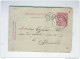 Carte-Lettre Type No 46 Simple Cercle REBECQ 1892 Vers BXL - Boite Parallélo. AN = QUENAST  --  KK656 - Rural Post