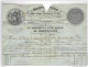 Lettre TP Médaillon 20 C Cachet Barres 33 DINANT 1851 Vers JEMAPPES - Boite Rurale G MOULINS  --  KK675 - Rural Post