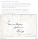 DDDD 917 --  MARINEGEBIED - Enveloppe Par Porteur Vers Baron De Ruzette à BRUGGE - RARE Etiquette De Fermeture BRUGGE - Armée Allemande