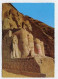 AK 134899 EGYPT - Abu Simbel - The Statues Of Ramses In Front Of The Great Temple - Tempels Van Aboe Simbel