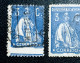 Errors Portugal 1920-22 Agriculture, Harvest Mythology, Sickle Tools - Used Stamps