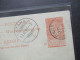 Belgien 1893 Ganzsache / Auslands PK Bruxelles - Stans In Der Schweiz Mit Ank. Stempel - Cartes Postales 1871-1909