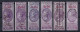 GRANDE BRETAGNE Fiscaux Ca.1860-1900:  Lot D'oblitérés - Fiscale Zegels