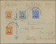 Tanganjika: 1919/1921 "G.E.A.": Five Registered Covers To Switzerland All Franke - Tanganyika (...-1932)