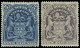 Neuf Sans Gomme N° 72/73, 5£ Et 10£ British South Africa, TB, Cert. Brun - Autres & Non Classés