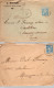 FRANCE / 2 ENVELOPPES AVEC TYPE SAGE N° 90 - 1877-1920: Semi-Moderne