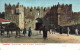 Israel -Jérusalem - Porte De Damas - Colorisé - Animé  - Carte Postale Ancienne - Israel