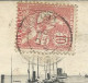Port Said - Yvert N°25 Au Dos D'une Cpa ( Port Said Quai François Joseph ) 5/12/1904  Ga 20014 - Covers & Documents