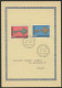 Italie - Italy - Italien Document 1968 Y&T N°DP1010 à 1011 - Michel N°PD1272 à 1273 (o) - EUROPA - Format 130*185 - 1968