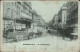! [13] Cpa Marseille La Canebiere, Tram, Pferdefuhrwerk, 1901, Gelaufen Nach Bobitz Mecklenburg Nachverwendeter Stempel - Canebière, Stadtzentrum