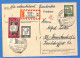 Berlin West 1961 Carte Postale Einschreiben De Berlin (G18904) - Lettres & Documents