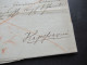 Österreich Ungarn Vorphila 1825 Ovalstempel Pest Mit Papiersiegel Nach Kaposvari / Kaposvarini Mit Inhalt Und Autograph - ...-1850 Vorphilatelie