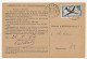 FRANCE - 12 Ordres De Réexpédition, Affranchis Timbres Avions Dont 5,00F Caravelle, Combinaisons Diverses - Briefe U. Dokumente