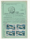 Delcampe - FRANCE - 12 Ordres De Réexpédition, Affranchis Timbres Avions Dont 5,00F Caravelle, Combinaisons Diverses - Lettres & Documents