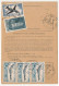 Delcampe - FRANCE - 12 Ordres De Réexpédition, Affranchis Timbres Avions Dont 5,00F Caravelle, Combinaisons Diverses - Brieven En Documenten