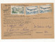 Delcampe - FRANCE - 12 Ordres De Réexpédition, Affranchis Timbres Avions Dont 5,00F Caravelle, Combinaisons Diverses - Storia Postale