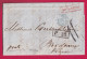 RUSSIE RUSSIA ST PETERSBURG 1863 AUS RUSSLAND EN ROUGE P33 ENTREE PRUSSE ERQUELINE POUR BORDEAUX LETTRE COVER - ...-1857 Prephilately