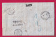 RUSSIE RUSSIA ST PETERSBURG 1863 AUS RUSSLAND EN ROUGE P33 ENTREE PRUSSE ERQUELINE POUR BORDEAUX LETTRE COVER - ...-1857 Préphilatélie