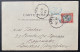 Carte De DJIBOUTI " Marchande De Bois "n°57 20c Rouge Et Noir Oblit Bleue De 1905 Pour LONDRES Par ADEN TTB - Brieven En Documenten