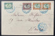 Carte De DJIBOUTI "repos D'une Caravane "tricolore N°38 X2, 40 & 53 Oblitération Bleu De DJIBOUTI Pour NANCY TTB - Storia Postale