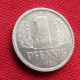 Germany 1 Pfennig 1981 KM# 8.2 Lt 23 *VT  German-Democratic Republic  Alemanha Oriental DDR RDA Alemania Allemagne - Andere & Zonder Classificatie