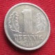 Germany 1 Pfennig 1983 KM# 8.2 Lt 114 *VT  German-Democratic Republic  Alemanha Oriental DDR RDA Alemania Allemagne - Otros & Sin Clasificación