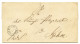 Denmark Prephilately? Letter Cover Posted 1855 B230510 - ...-1851 Vorphilatelie