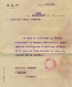 VP22.090 - 1923 - Petit Lot De Documents Du Crédit Commercial De France à PARIS Pour Mr GAUDRON à LE VIGEANT & MILLAC - Banque & Assurance