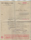 VP22.090 - 1923 - Petit Lot De Documents Du Crédit Commercial De France à PARIS Pour Mr GAUDRON à LE VIGEANT & MILLAC - Banque & Assurance