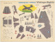 Recortables EVA: Reactor (E.E.UU.) (Vintage Cut Out Airplane 1965) - Kartonmodellbau  / Lasercut