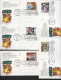 UX221-240 COMICS Set Of 20 Postal Cards FDC CCCachets 1995 - 1981-00