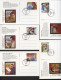 UX221-240 COMICS Set Of 20 Postal Cards FDC COLORANO "SILK"  1995 - 1981-00