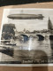 Rare Postcard Photocard Real Original Cepelin 1936 Frankfurt Stamp 5 Reich River Boat Bridge - Aviazione